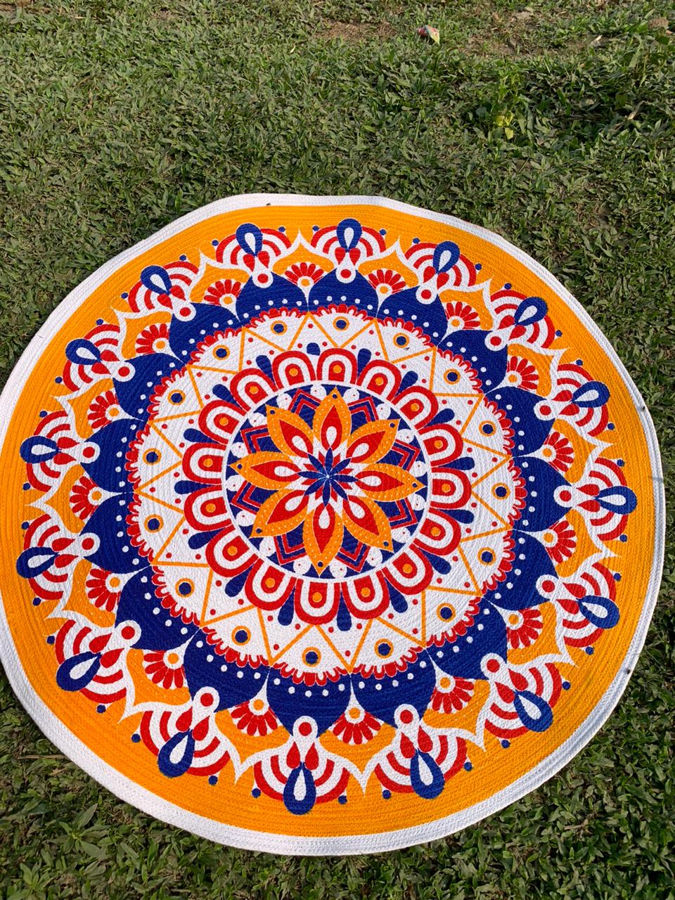 Picture of 3ft Print Cotton Floor Mat/Rugs