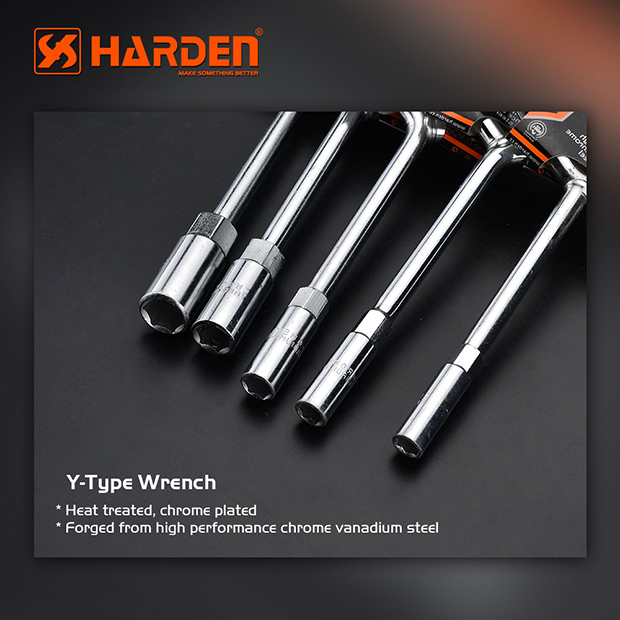 Picture of Harden 14x17x19mmTrigeminal wrench Y Type 3 Way Hexagonal Hex Socket Wrench Repair Tool 670226