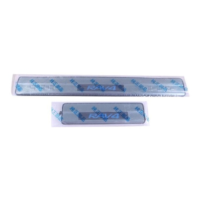 Picture of Toyota Rav4 2014-18 Auto Accessories Stainless Steel LED Lighted Door Sills - Blue