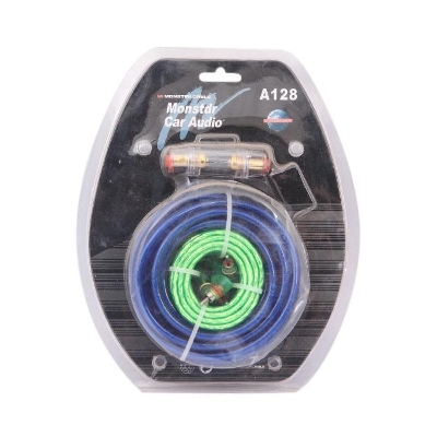 Picture of A128 Monstrd Car Audio System Wire Kit - Blue