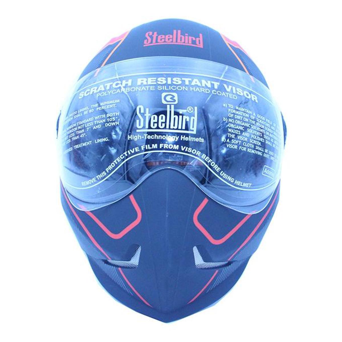 Picture of Majestic - Full Face Bike Helmet for Men and Women - Black and Red