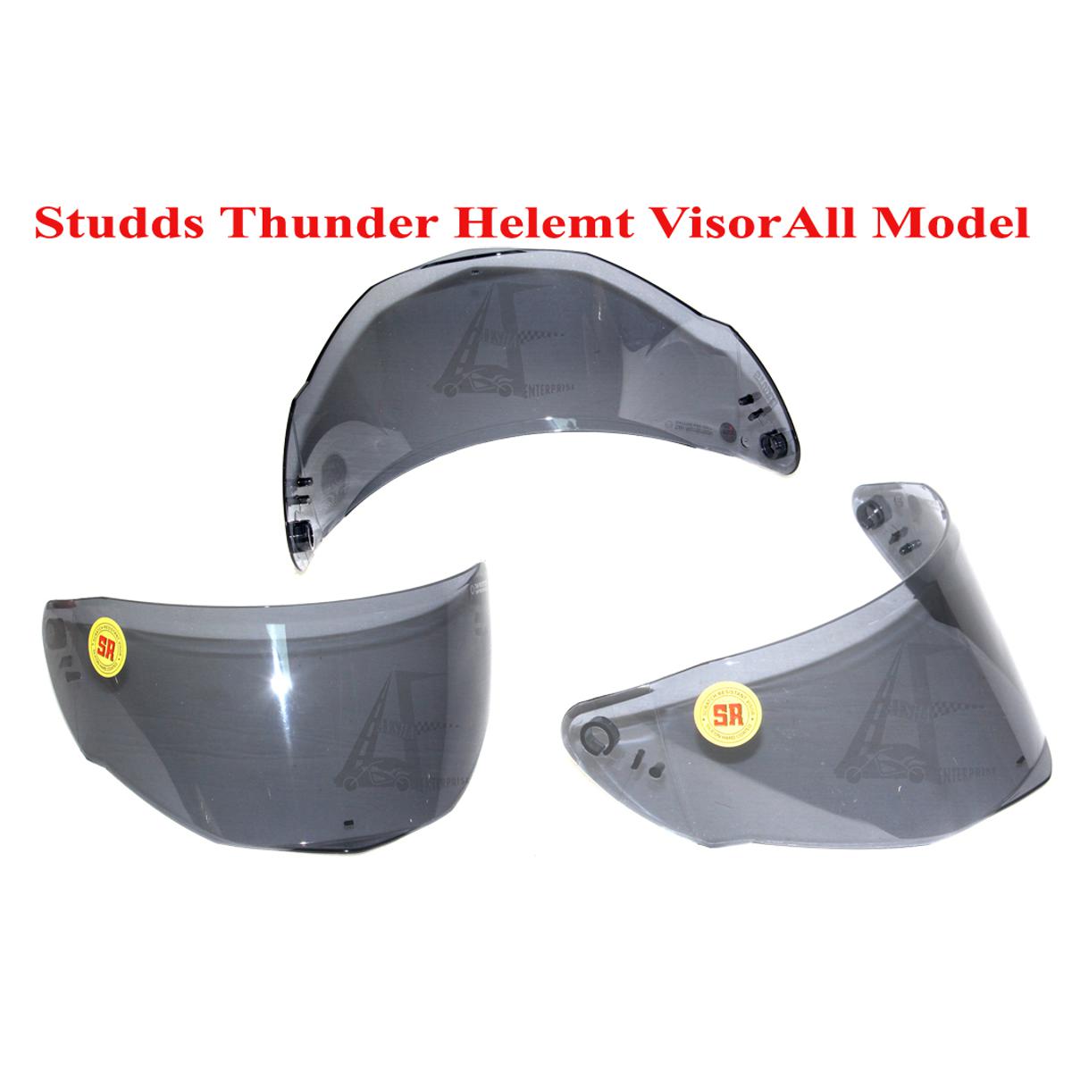 Picture of Studds Spare Visor for Thunder Helmets-Smoke