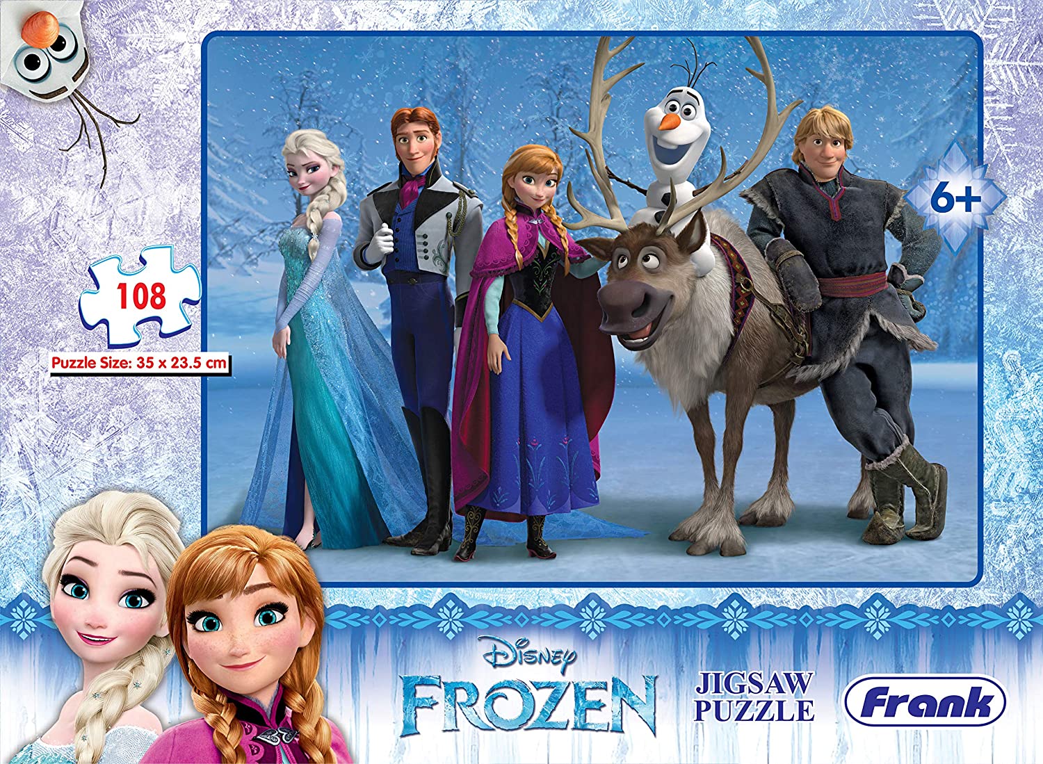Buy Disney Frozen Puzzle 108 Piece Jigsaw Puzzle for Kids for Age 6 Years Old and Above-11860 at Best Price In Bangladesh