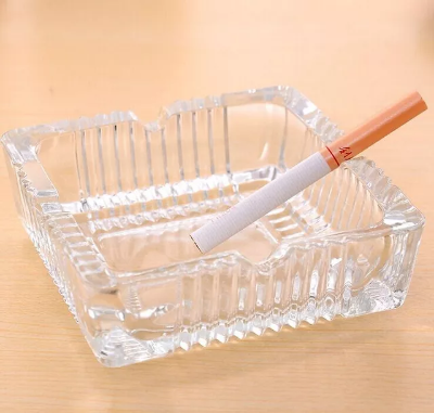 Picture of High Quality Home Living Room Office Decoration Glass Smoking Ashtray