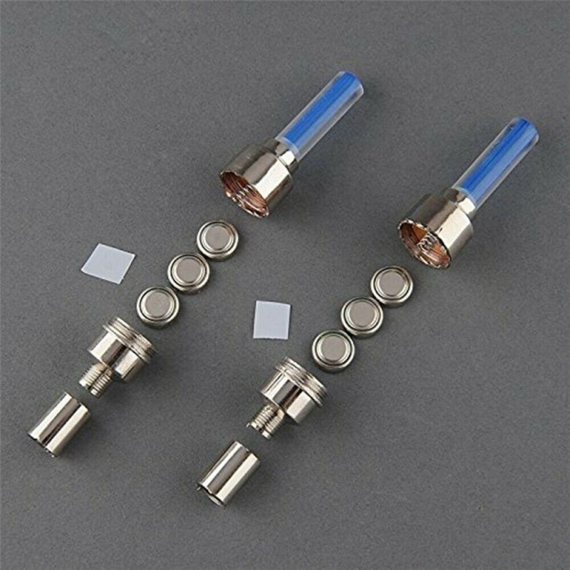 Picture of LED Flash Light Lamp Bike Car Tire Tyre Wheel Valve Sealing Caps Lampu Tayar basikal