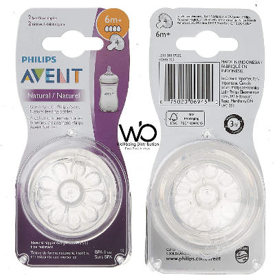Buy Philips Avent Natural Teat 0m+ 1M+/2m+/3m+/ 6m+Twin Pack Nipple - (SCF042/27) at Best Price In Bangladesh