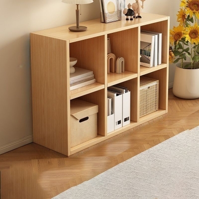 Picture of RK Engineered Wood 6 Layers Bookshelf Storage Cabinet Organizer Shelf Horizontal Multi Storage Space  Rack Display Shelf - Size: L36XH24X10