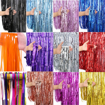 Buy Foil Metallic Curtain Backdrop For Happy Birthday Party Decoration / Bridal Shower / Wedding / New Year / Background Decorations 1pc at Best Price In Bangladesh