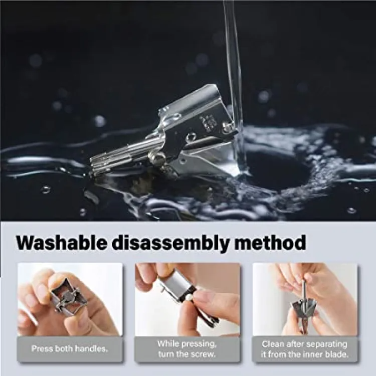 Picture of Nose hair trimmer for men - Nose Manual Trimmer - Mini Nose Trimmer