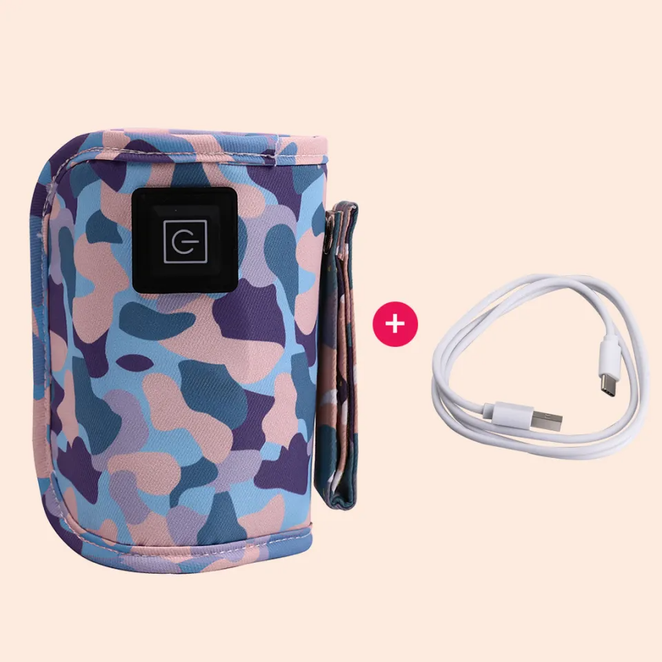 Picture of USB Milk and Water Warmer: Portable Bottle Heater with Insulated Bag for Safe Baby Nursing in Winter