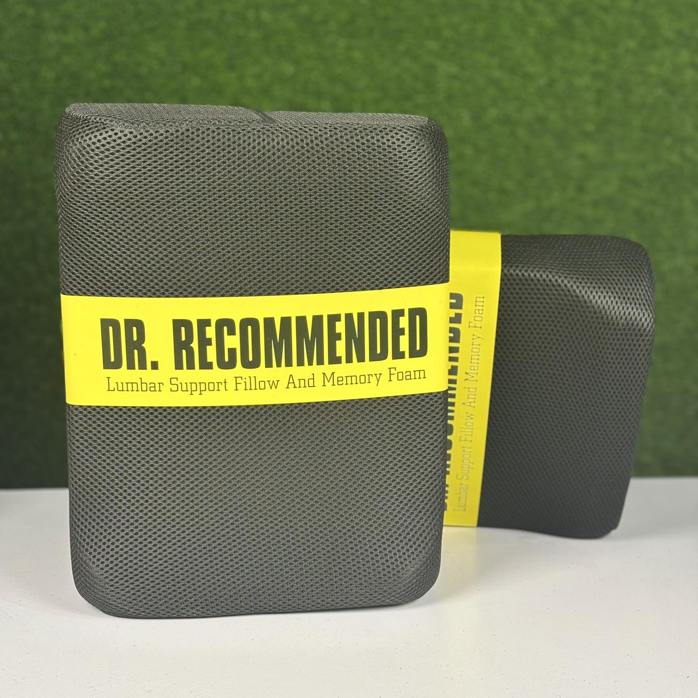 Picture of Lumbar Support Pillow for Back Pain Relief – Ergonomic Memory Foam Cushion Lumbar Support Pillow
