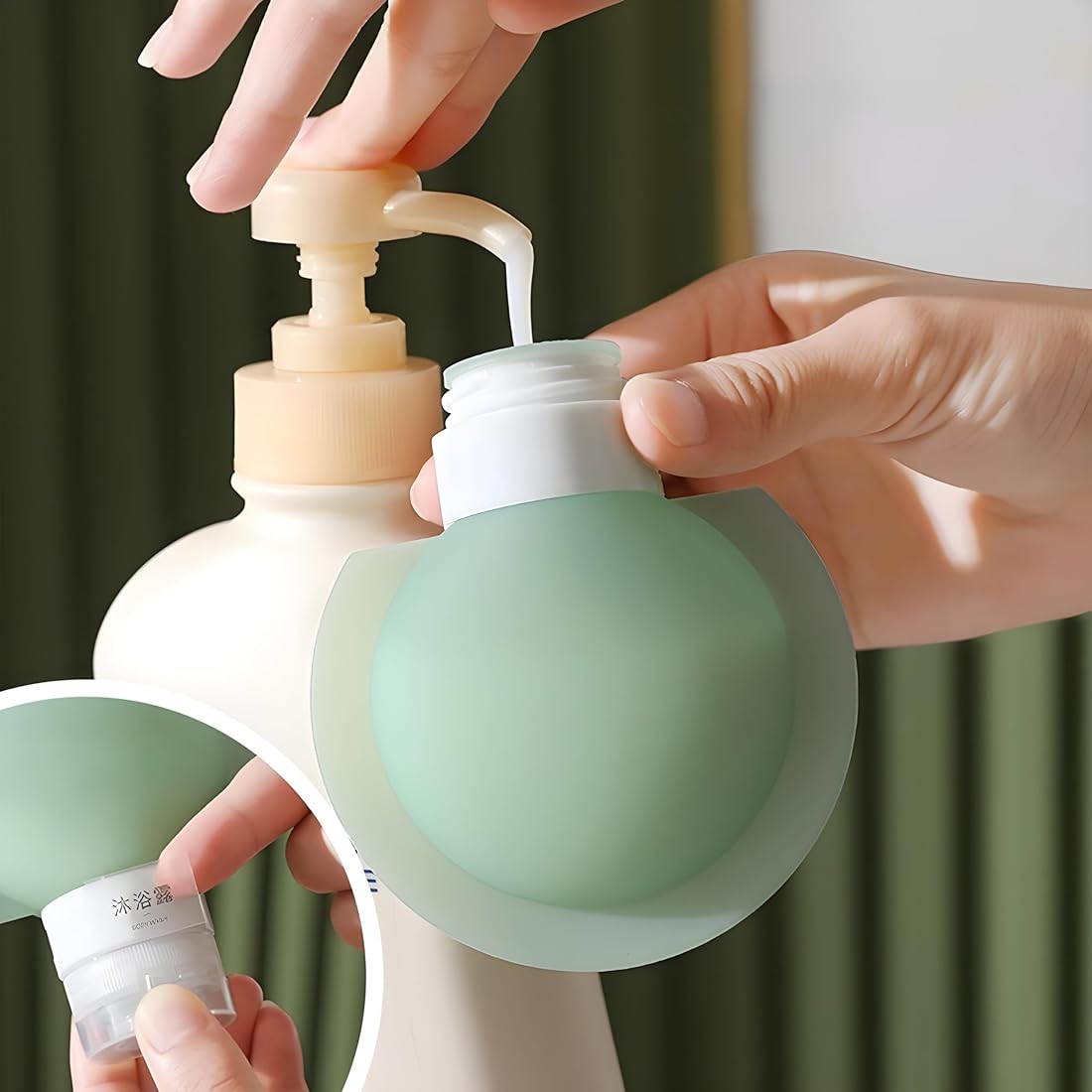 Picture of 1pc Portable Silicone Travel Bottles