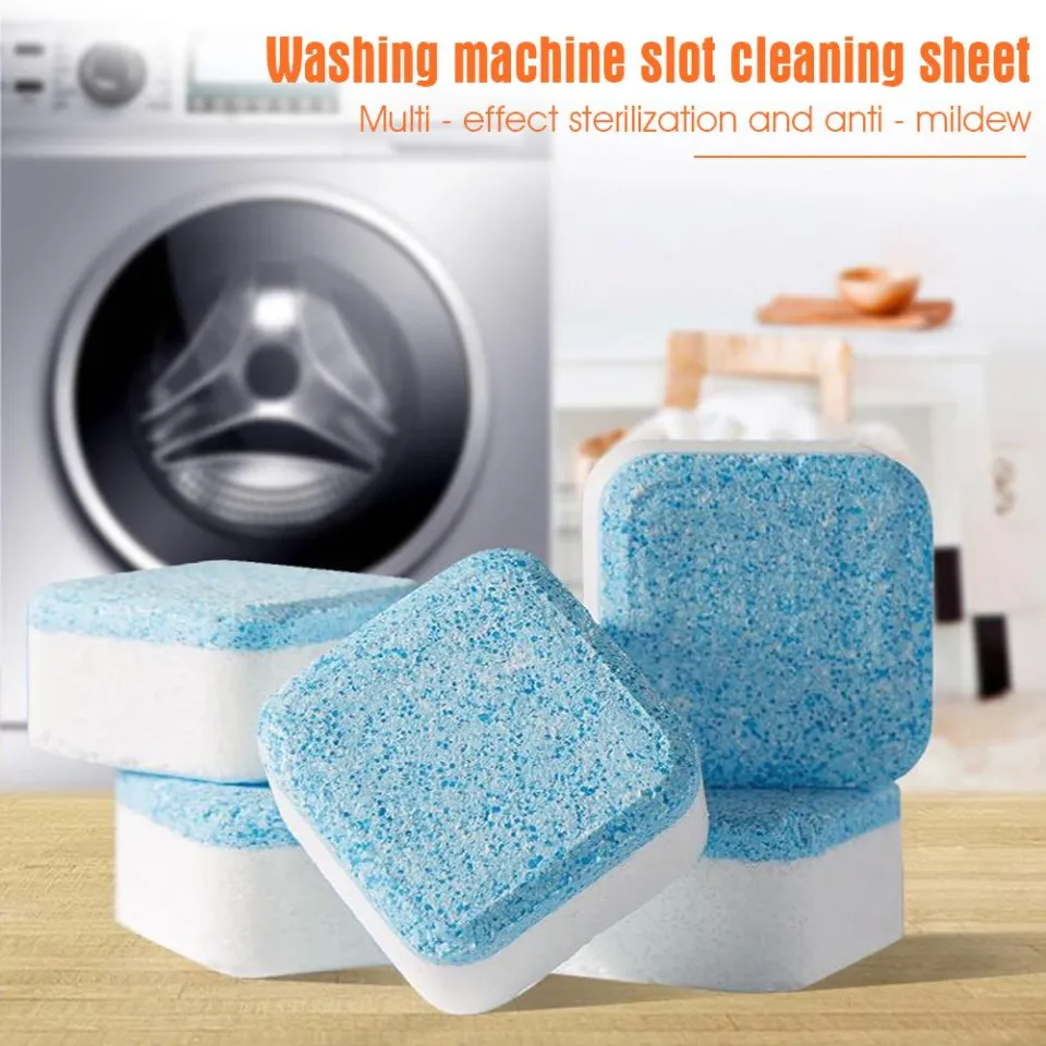 Picture of 12pcs Washing Machine Cleaner Washer Cleaning Detergent Effervescent Tablet Cleaner Washing Machine Home Cleaning tools
