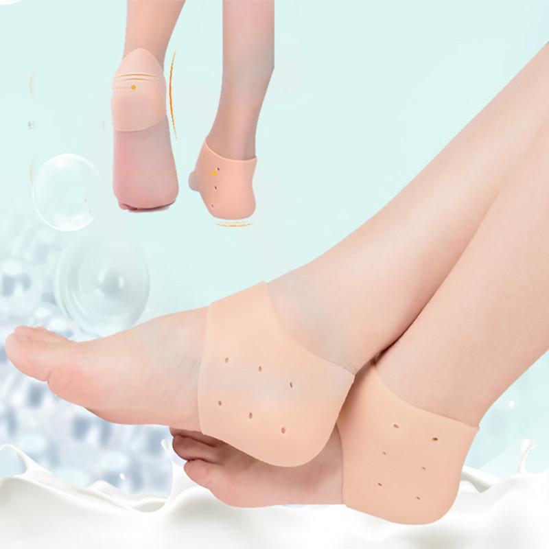 Picture of Indispensable -Quality And Durablity -Silicone Heel Anti Crack Set for Men and Women 4 pcs- Innovative Preferble - Low Hassle and Maintanance