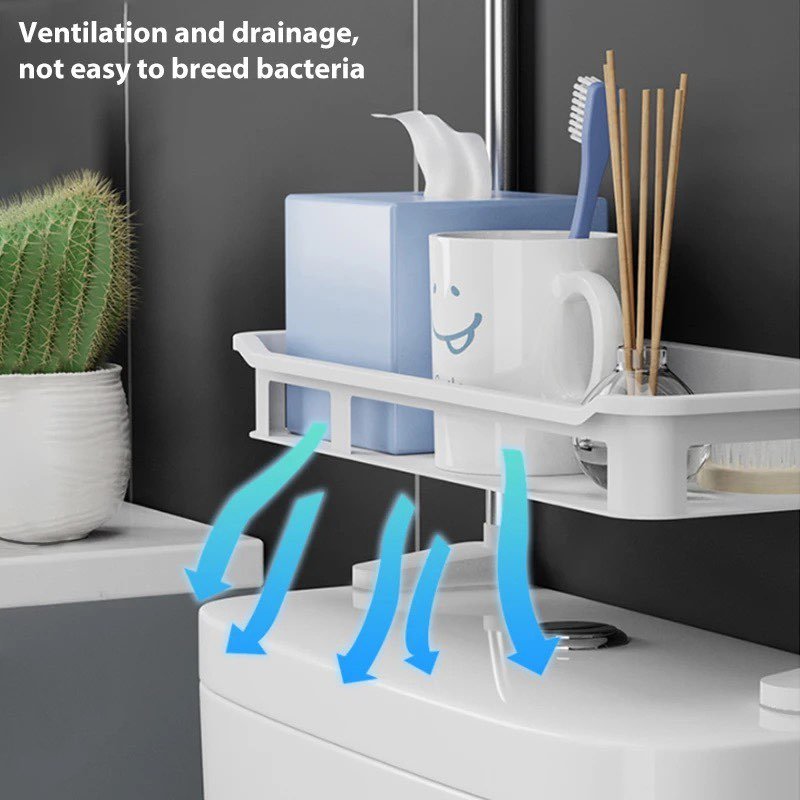 Picture of 3 layer Multifunctional kitchen & Bathroom Wall Storage Organizer Rack