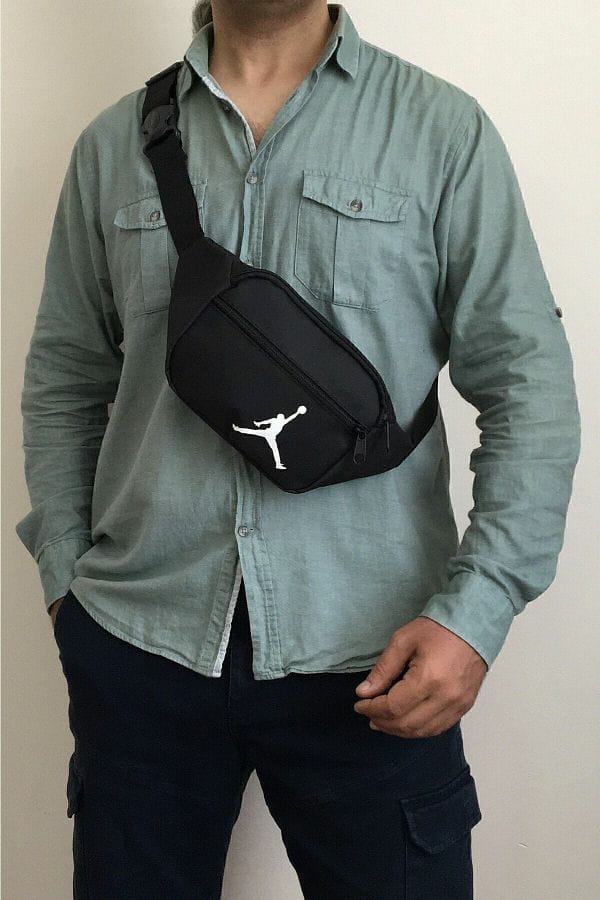 Picture of Air Crossbody Bag Outdoor Sports Running Cycling Waist Bag Pack Male Fashion Shoulder Belt Bag