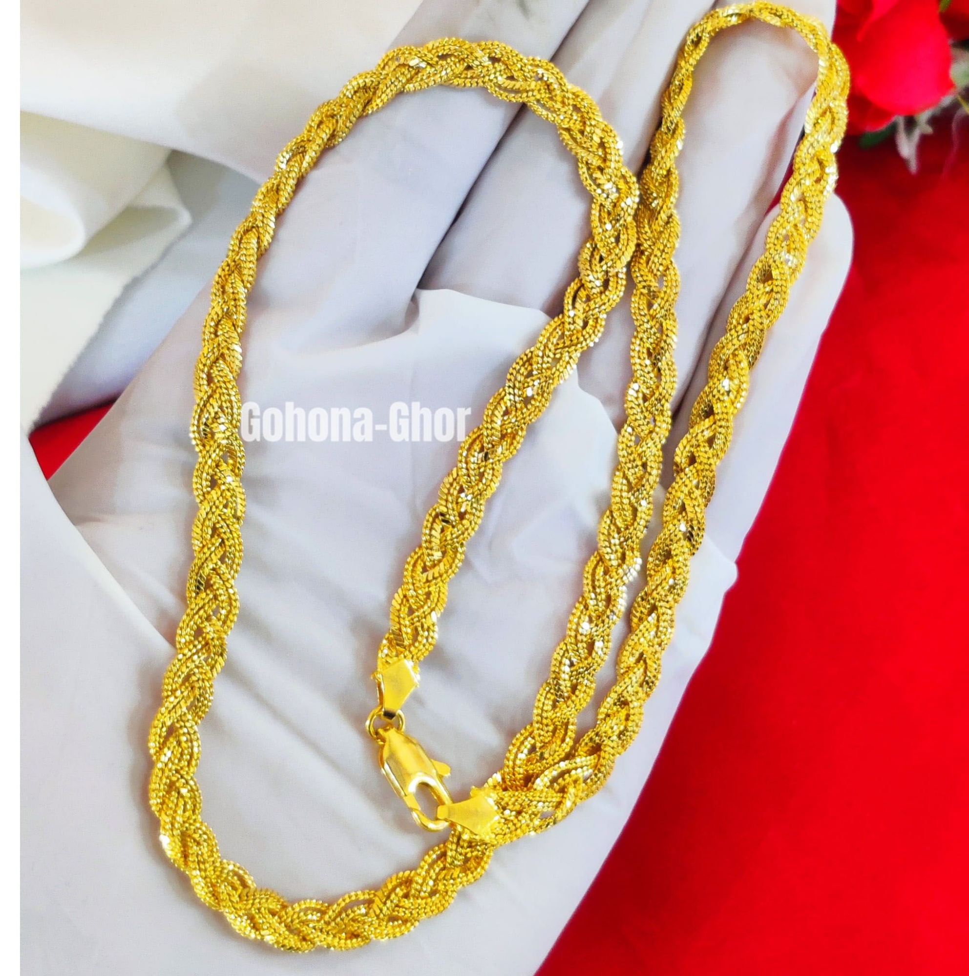 Picture of Elegant Luxury Jewels Gold Polish Beni Necklaces Chain Gift For Her