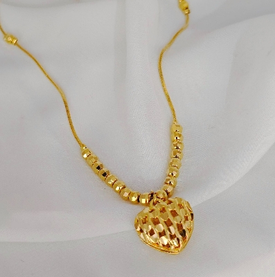 Picture of Korean Trendy Design Premium Quality Love Shape Pendant Necklace For Women Holiday Gifts Party, Birthday, Bridal Jewelry