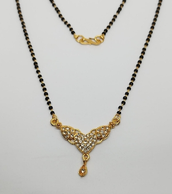 Picture of Indian Traditional Intricate Designs daily wear Alloy Mangalsutra For Women