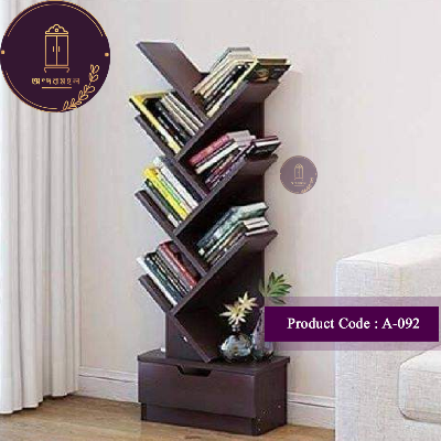 Picture of Andormahal MDF Tree Style Book Shelf corner with Drawer