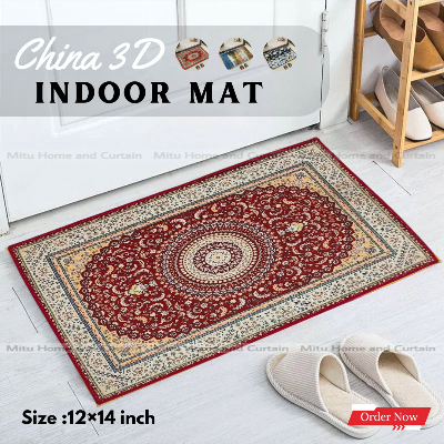 Buy china-3d-door-mat-paposh-doormat-water-absorbent-floor-mat-16-24-inch-anti-slip-mat-red-blue-black-white-indoor-mat-room-mat-rugs-carpet at best price in Bangladesh