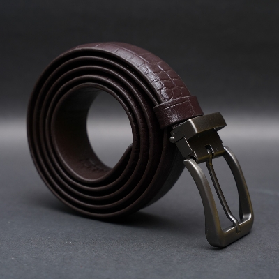 Picture of Zays Handcrafted Genuine Leather Belt for Men – Premium Quality, Adjustable, Stylish & Durable | Best Formal and Casual Leather Belt in Bangladesh