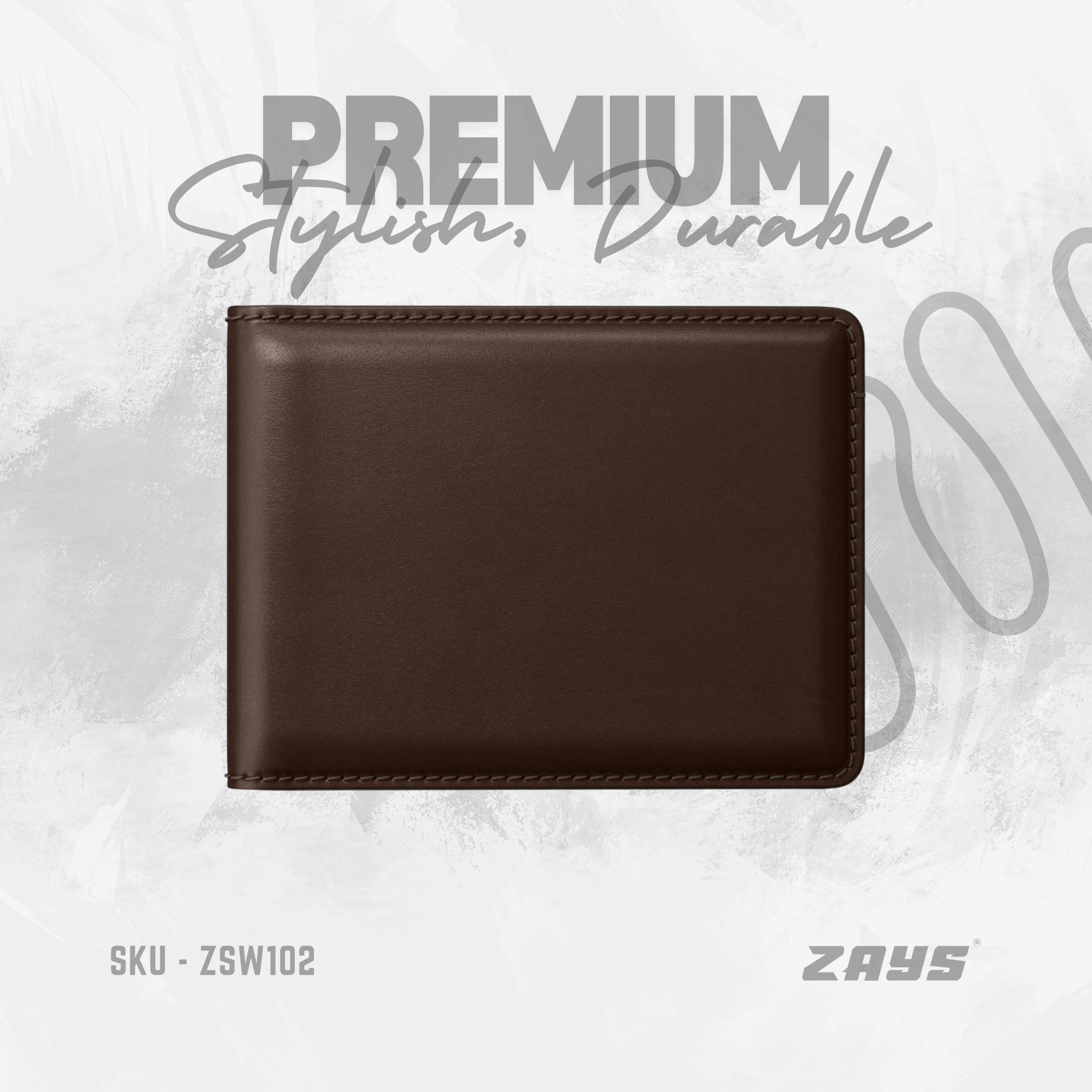 Picture of Zays Handcrafted Premium Leather Bifold Wallet – Slim, Durable & Stylish Short Wallet for Men & Women – Top-Grain Leather, Compact & Lightweight
