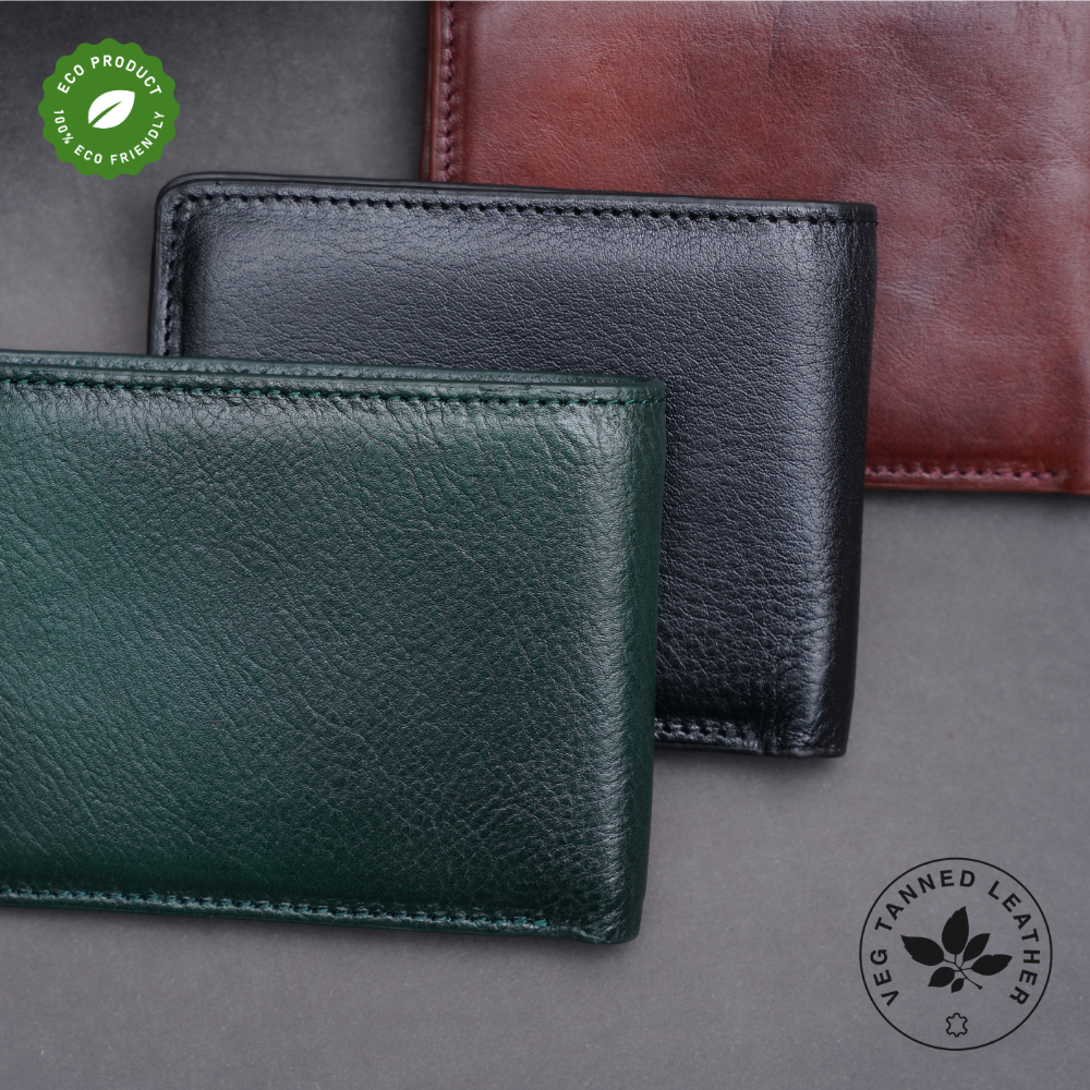 Picture of Zays Handcrafted Premium Eco-Friendly Leather Bifold Wallet – Slim, Durable & Stylish Short Wallet for Unisex – Top-Grain Leather, Compact & Lightweight (Chocolate Color)