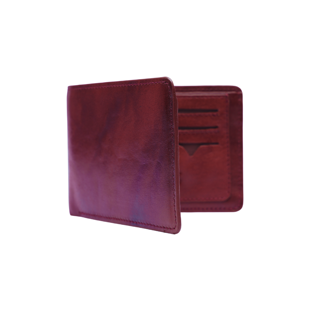 Picture of Zays Handcrafted Premium Eco-Friendly Leather Bifold Wallet – Slim, Durable & Stylish Short Wallet for Unisex – Top-Grain Leather, Compact & Lightweight (Black)