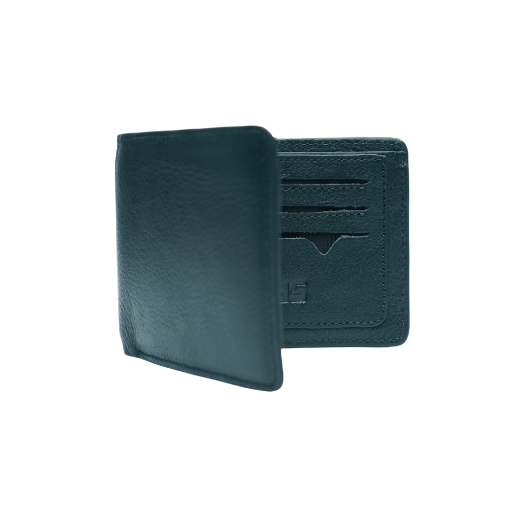 Picture of Zays Handcrafted Premium Eco-Friendly Leather Bifold Wallet – Slim, Durable & Stylish Short Wallet for Unisex – Top-Grain Leather, Compact & Lightweight (Black)