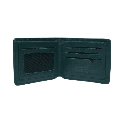 Picture of Zays Handcrafted Premium Eco-Friendly Leather Bifold Wallet – Slim, Durable & Stylish Short Wallet for Unisex – Top-Grain Leather, Compact & Lightweight (Black)