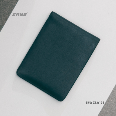 Picture of Zays Premium Handcrafted Slim Bifold Leather Short Wallet for Men & Women - Personalized Top-Grain Leather Wallet - Compact, Durable & Stylish