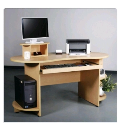 Picture of Modern Computer table, Size- L-48+W-30+ H-30 inch. For Home and Office Use .•	Best quality particle Board imported from Malaysia