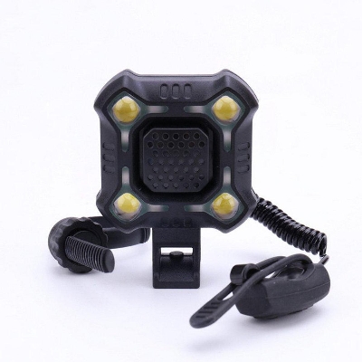 Picture of TE Ultra Bright Electric Bicycle Bell USB Charging Bike Horn Light Cycling