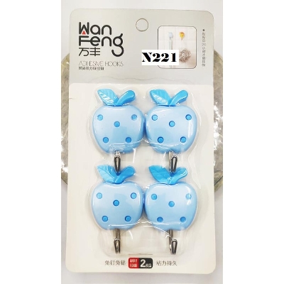 Picture of Wan Feng Multifunctional adhesive hook/ Wall hook-4Psc
