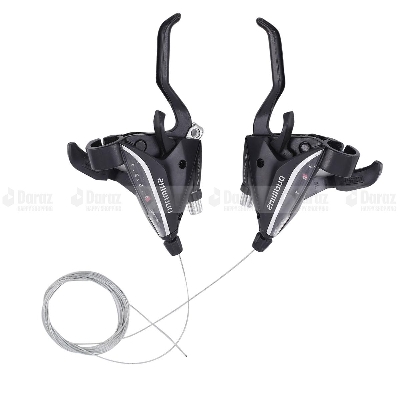 Picture of Bicycle Shifter/Brake Lever 3 x 7 Speed Shimano Made in Malaysia (Left & Right ) 2 pcs