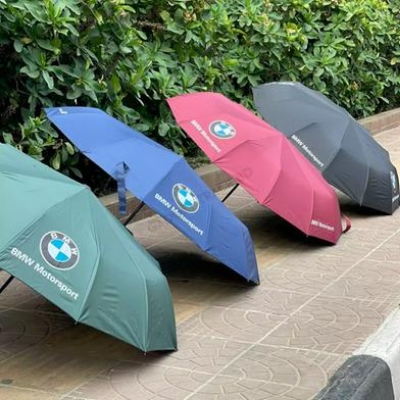 Picture of BMW Big Size Folding Umbrella with Auto Open Switch and 8 Sticks Multicolor