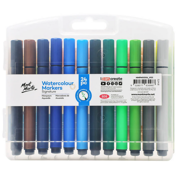 Buymont-marte-watercolour-markers-signature-24pcat Best Prices in Bangladesh