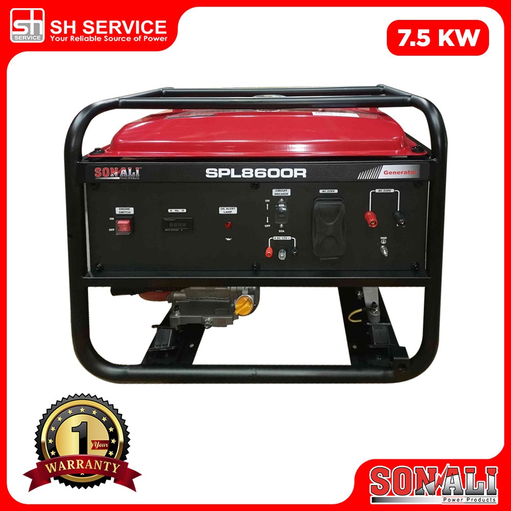 Picture of SONALI 7.5 KW Petrol Generator SPL8600R | Portable Generator | Gasoline Generator for Home, Office or Any Commercial Use
