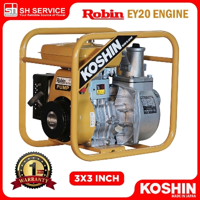 Picture of KOSHIN 3″ Petrol Water Pump SE-80X, Made in Japan, Ronbin Engine Water Pump, Gasoline Water Pump for Any Water Irrigation or Transfer