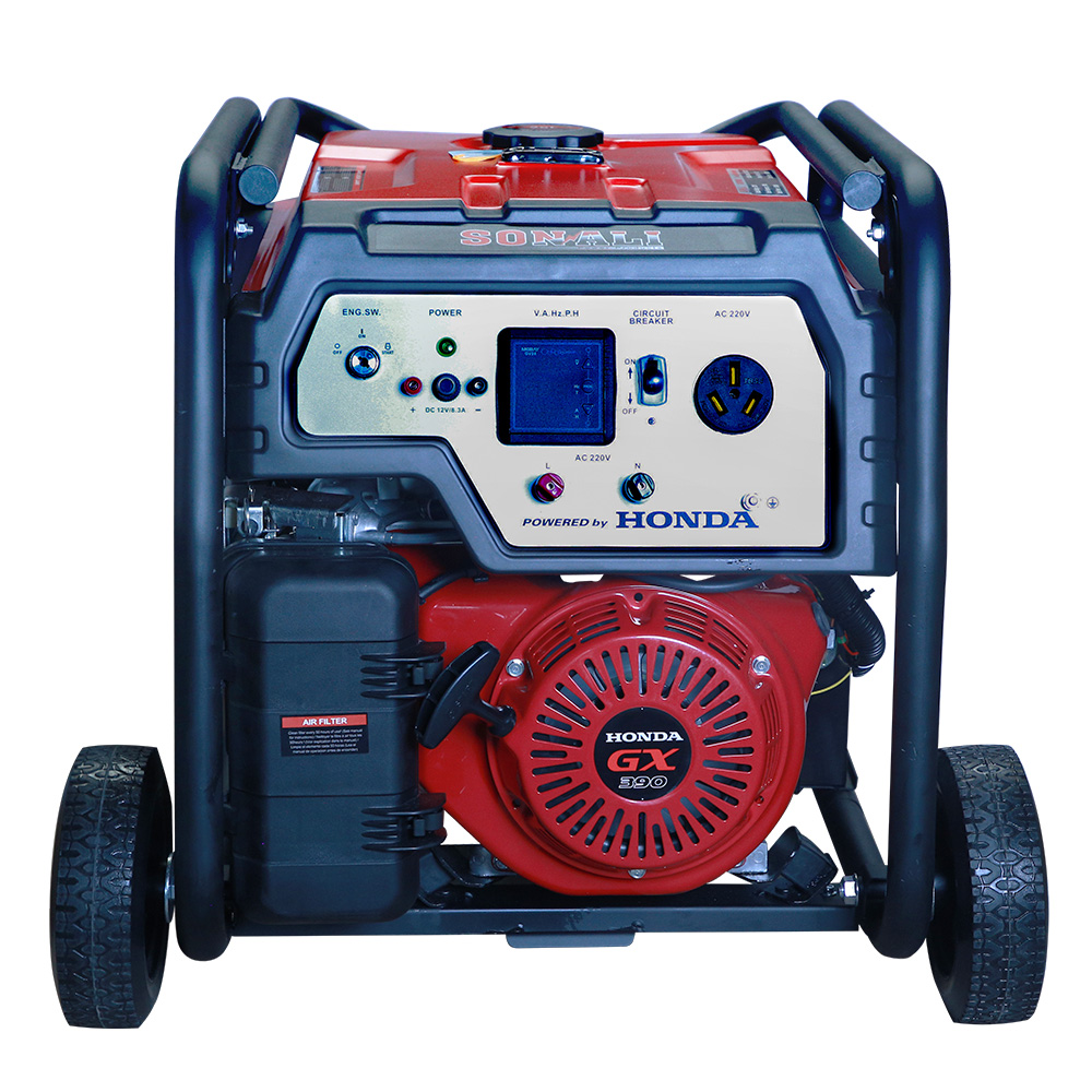 Picture of SONALI 5.5KW Honda Engine Generator HG6700CXS | Petrol Generator | Original Honda Engine Portable Gasoline Generator