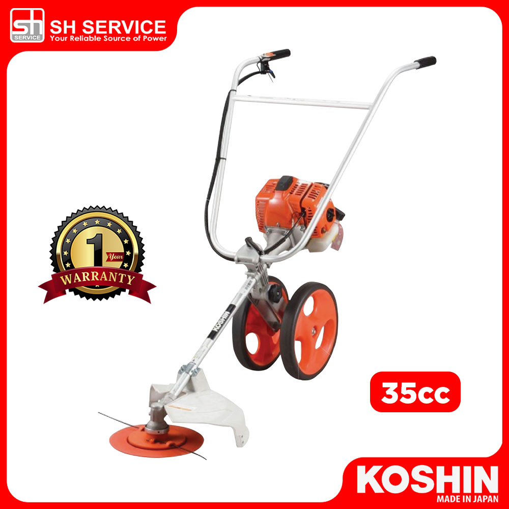 Picture of KOSHIN Hand Push Lawn Mower EBC-35C | Made in Japan | Grass Cutter