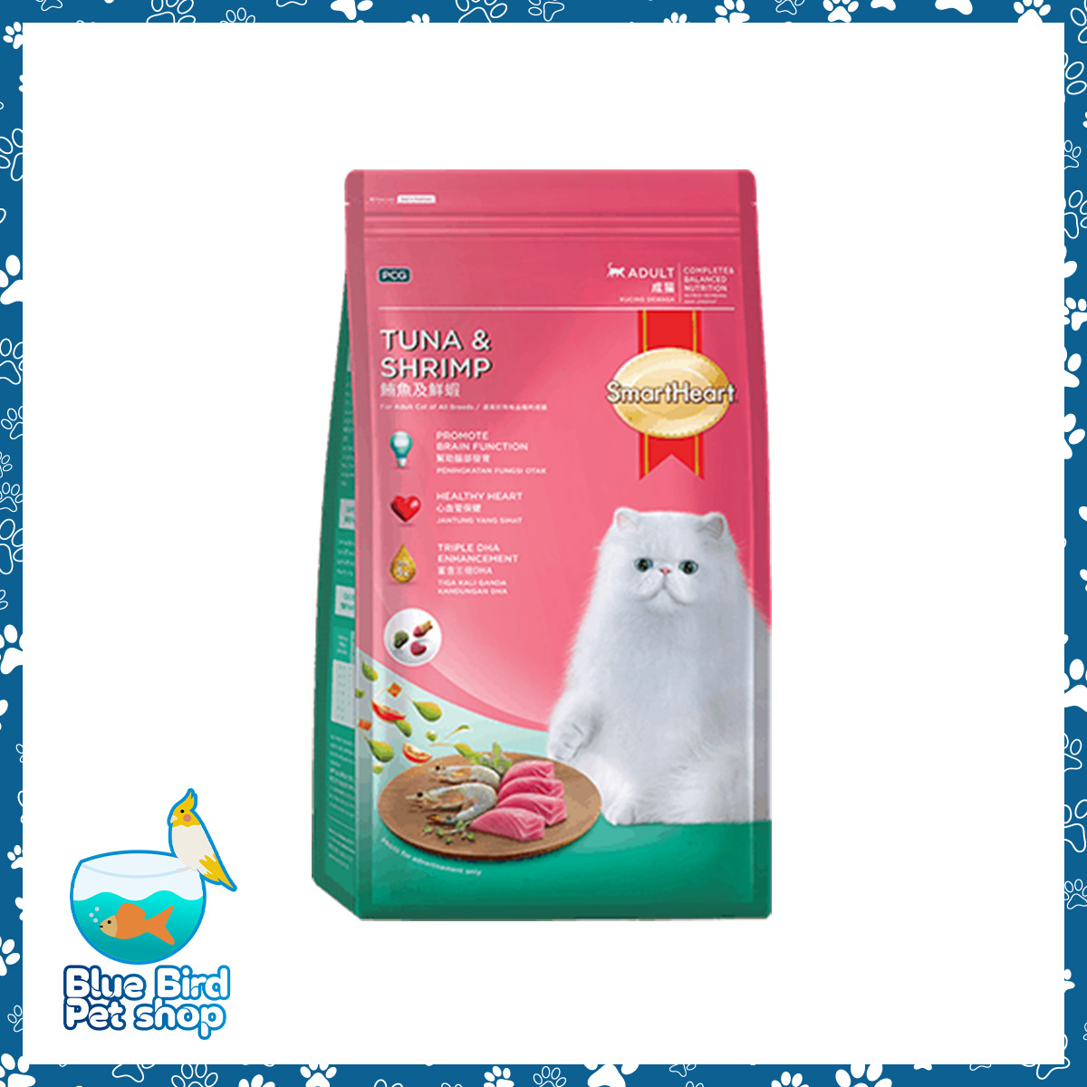 Picture of Smart Heart Adult Cat Food 3Kg + 400g free