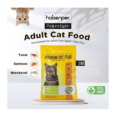 Picture of Haisenpet Premium Cat Food with Tuna, Salmon & Mackerel 450gm