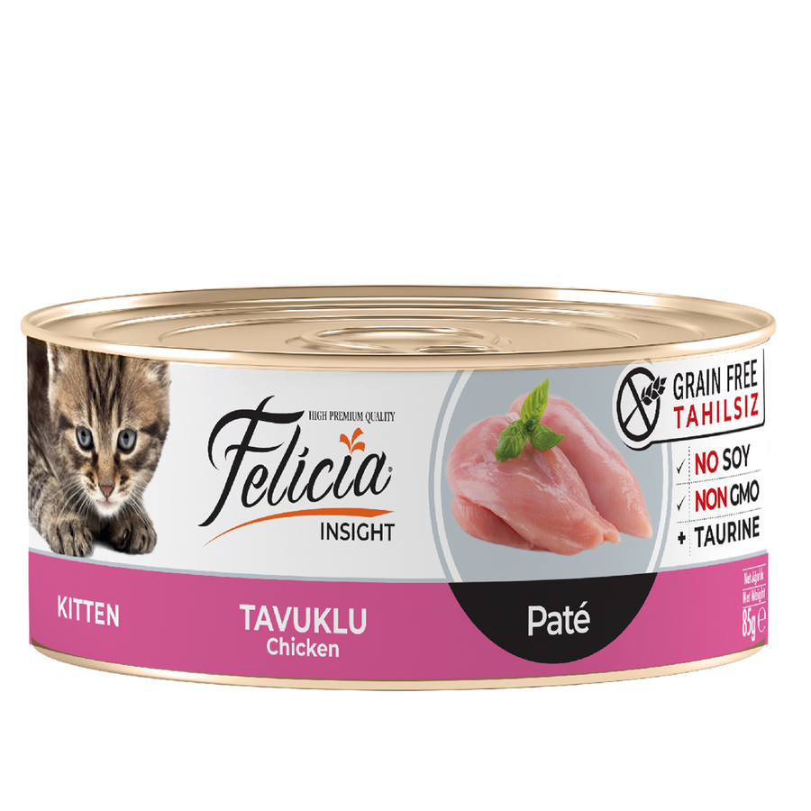 Picture of Felicia No Grain Can Kitten Chicken in Gravy 85g