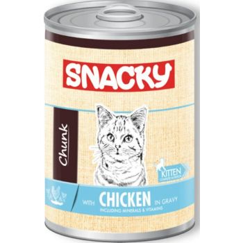 Picture of Snacky Kitten Wet Food Chicken 400GR
