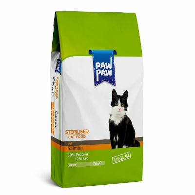 Picture of Paw Paw Adult Cat Food Sterilised Salmon 1.5kg