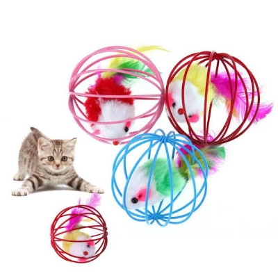 Picture of Cat Ball Toy with Mouse Inside