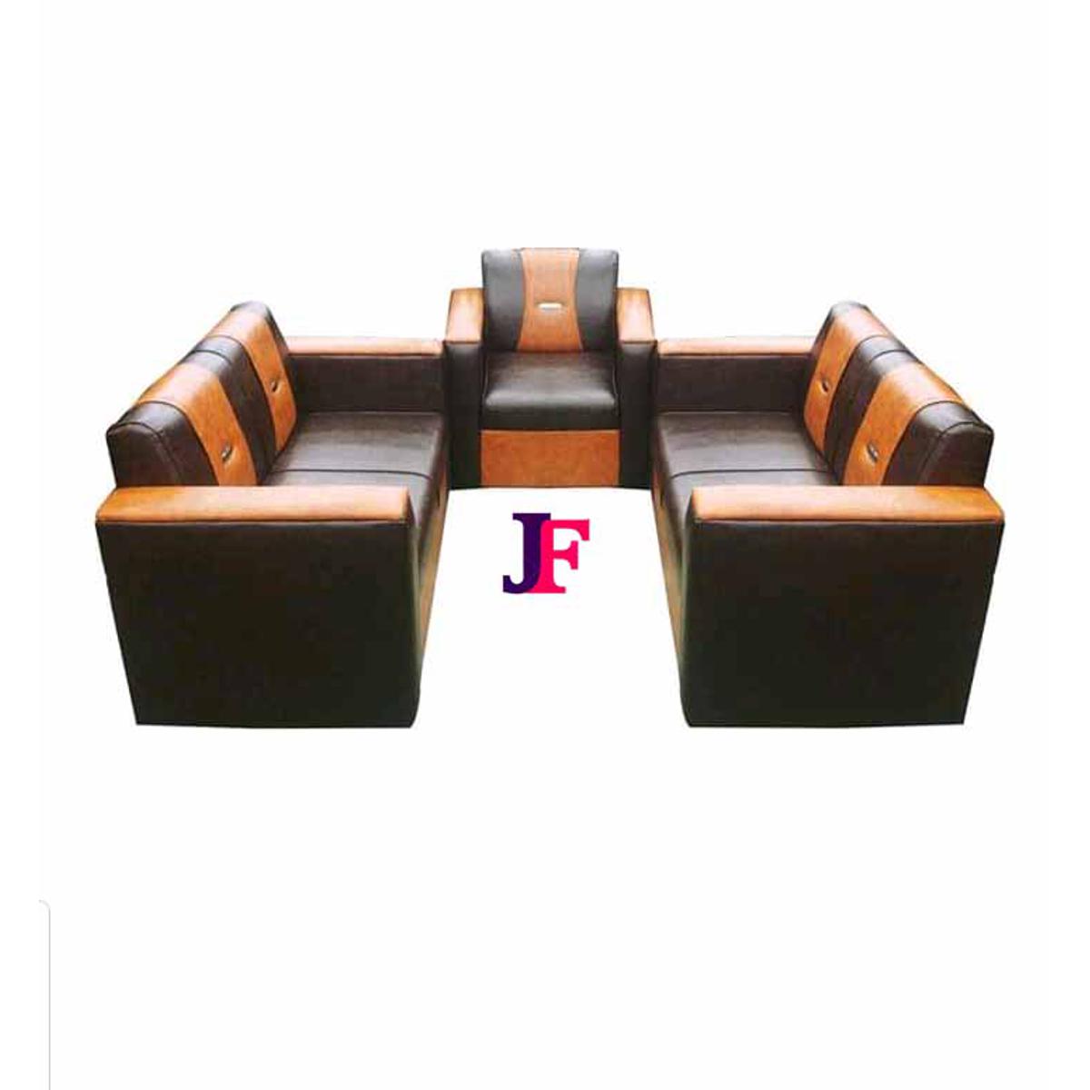Picture of Arm Artificial Leather Sofas 5 Seats -  For Home/ Office  Sofas  Finest quality imported accessories ensure the strong  structure
