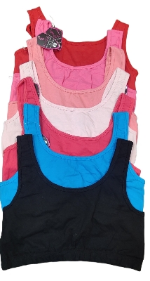 Picture of Cotton 3Pieces Semis Bra Sports Bra Cotton Bra Teenagers Bra